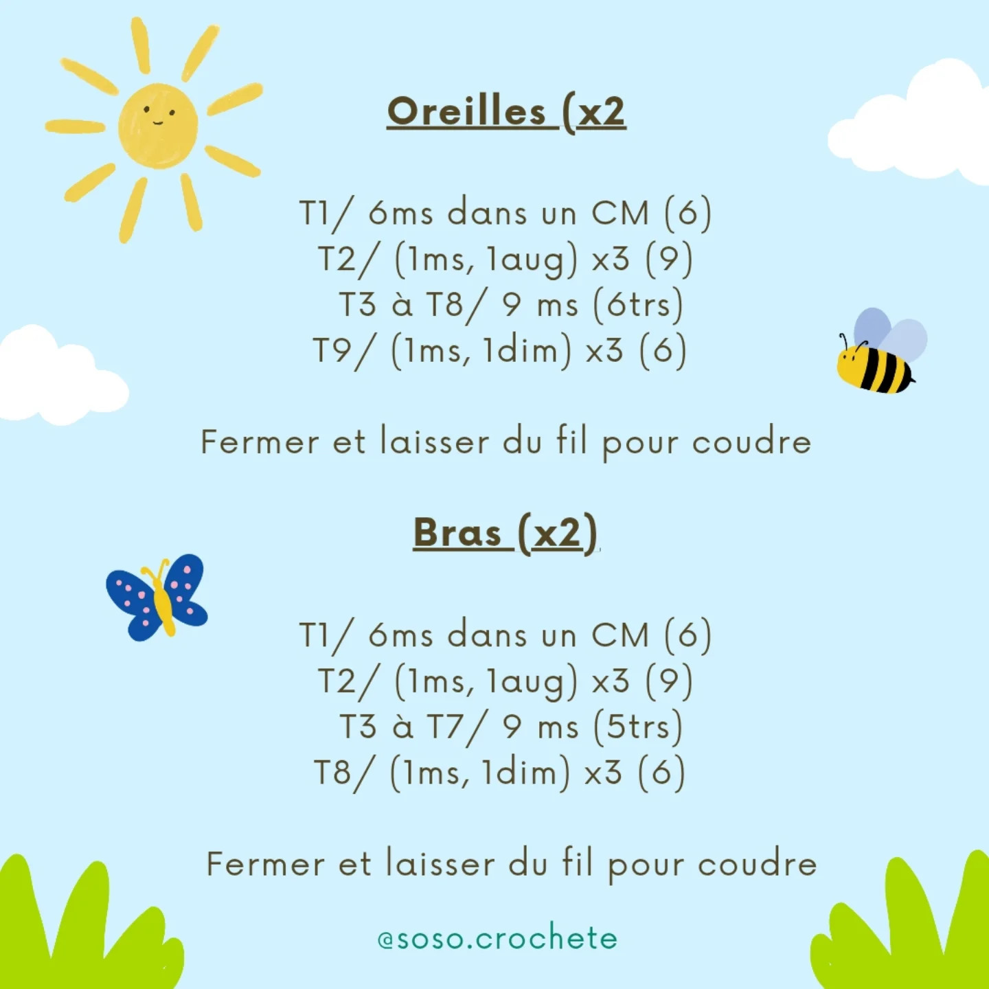 Patron gratuit Lapin gris avec carotte - Guide crochet Pâques