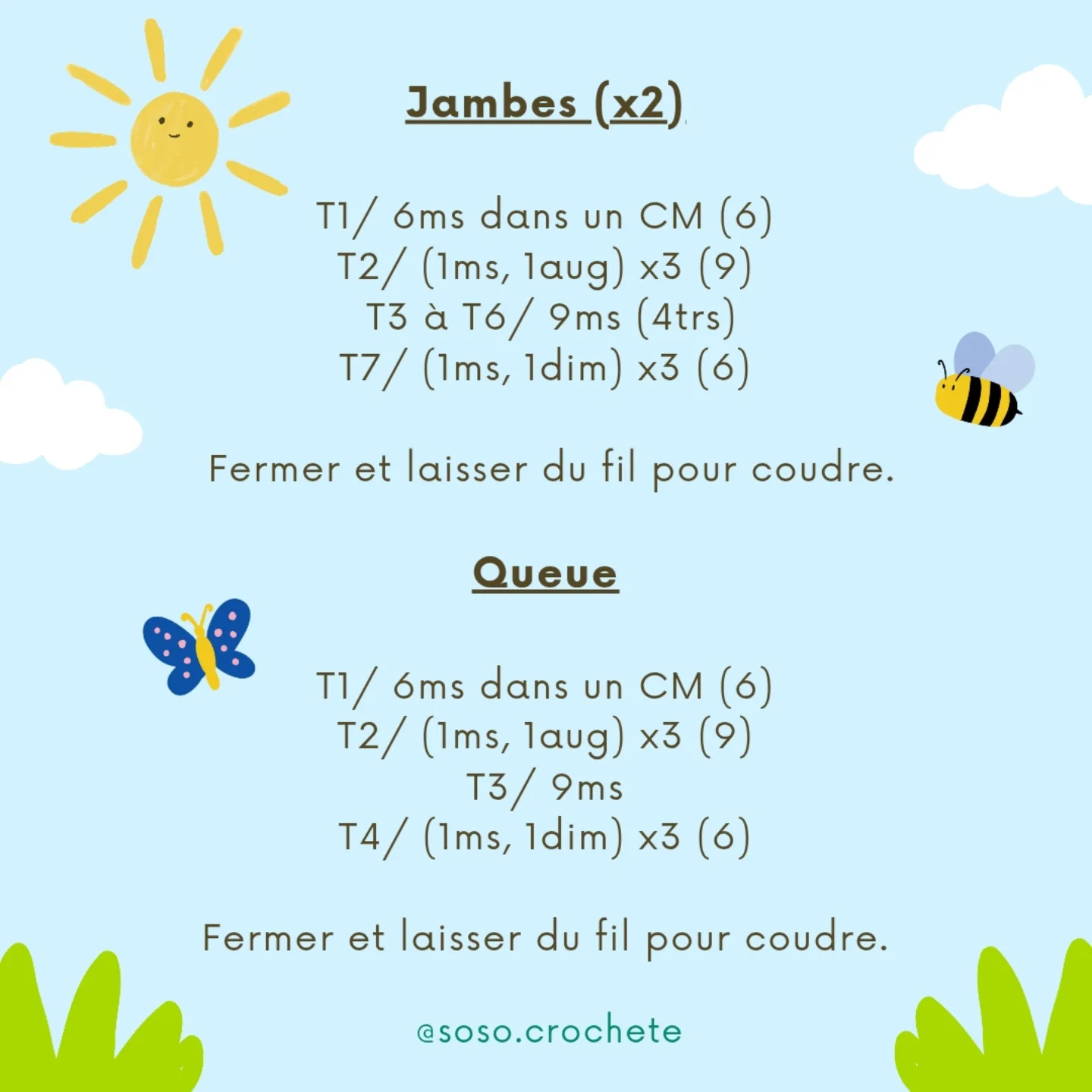Patron gratuit Lapin gris avec carotte - Guide crochet Pâques