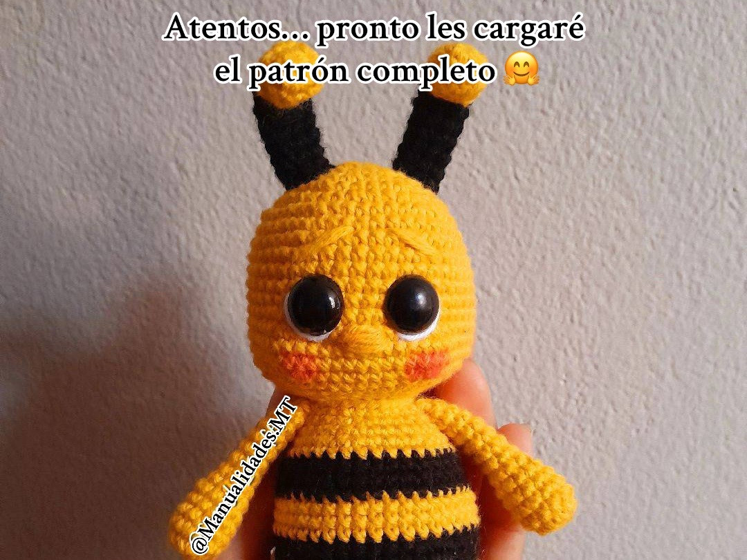 Patrón Gratuito Abejita Amigurumi: Guía de Materiales y Instrucciones para Cabeza