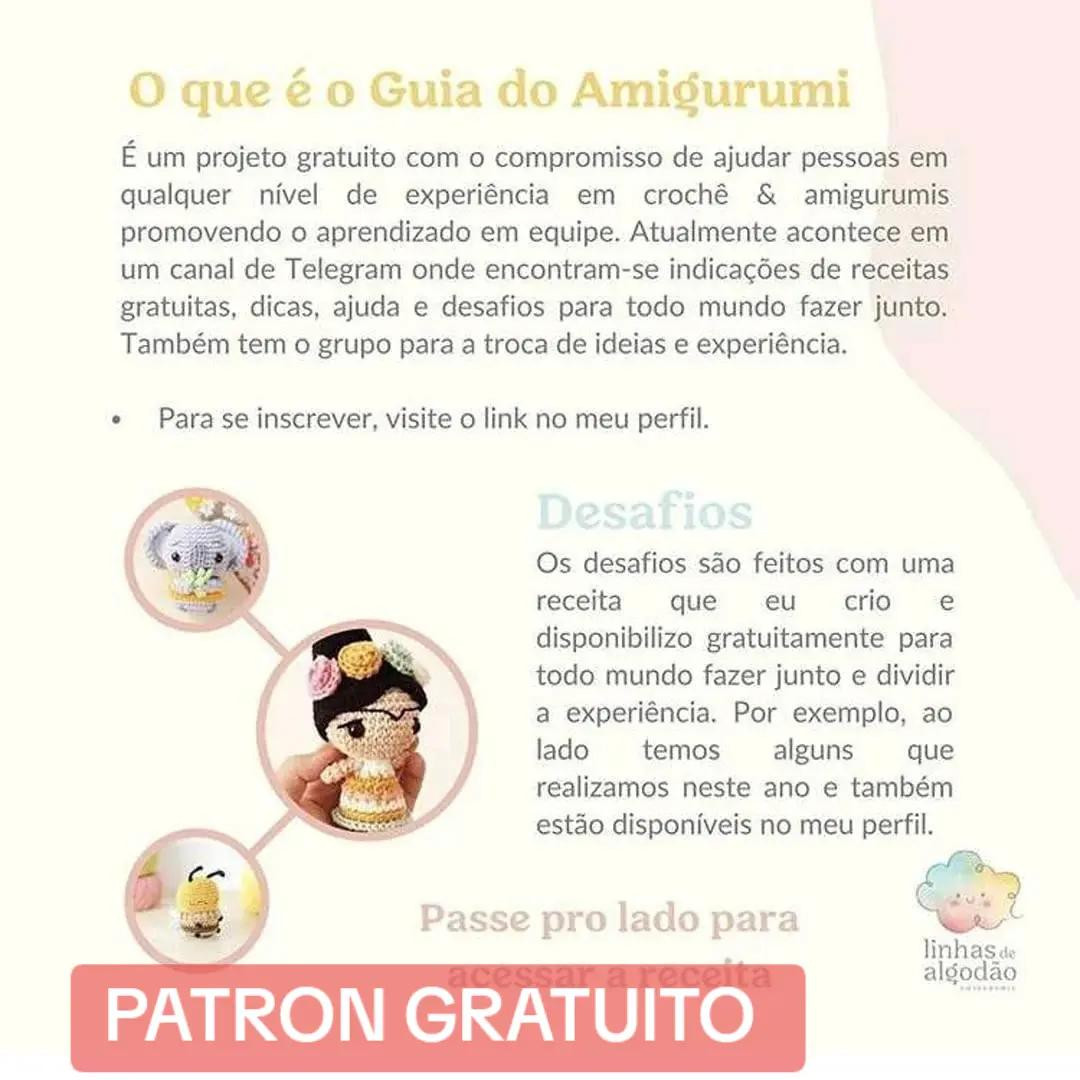 Patrón Gratuito Amigurumi Abejita Honey Baby - Tutorial de Crochet