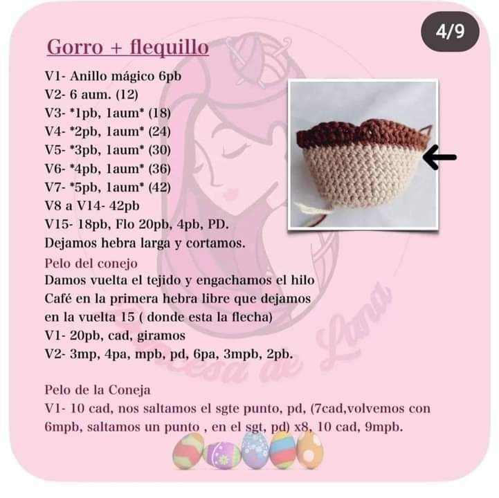 Patrón Gratuito: Amigurumi Amber y Aston (Conejitos de Pascua)