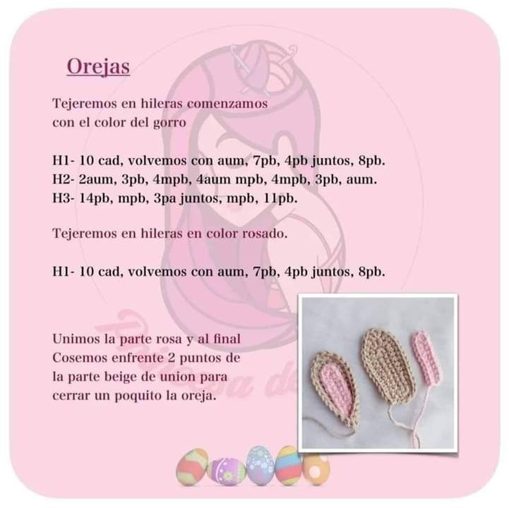 Patrón Gratuito: Amigurumi Amber y Aston (Conejitos de Pascua)