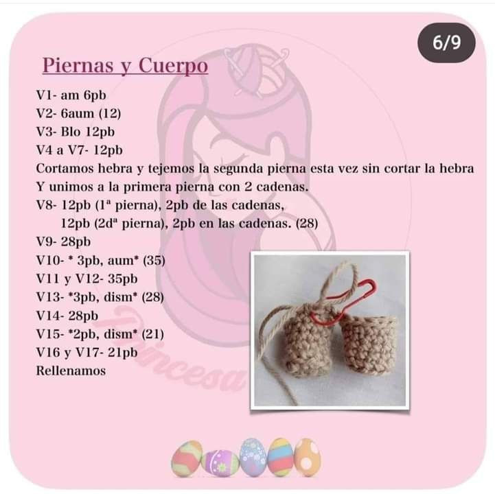 Patrón Gratuito: Amigurumi Amber y Aston (Conejitos de Pascua)
