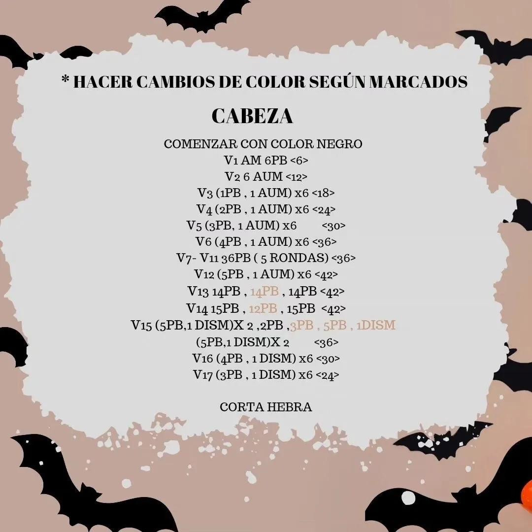 Patrón gratuito Amigurumi Batman: Guía paso a paso para cabeza y cuerpo