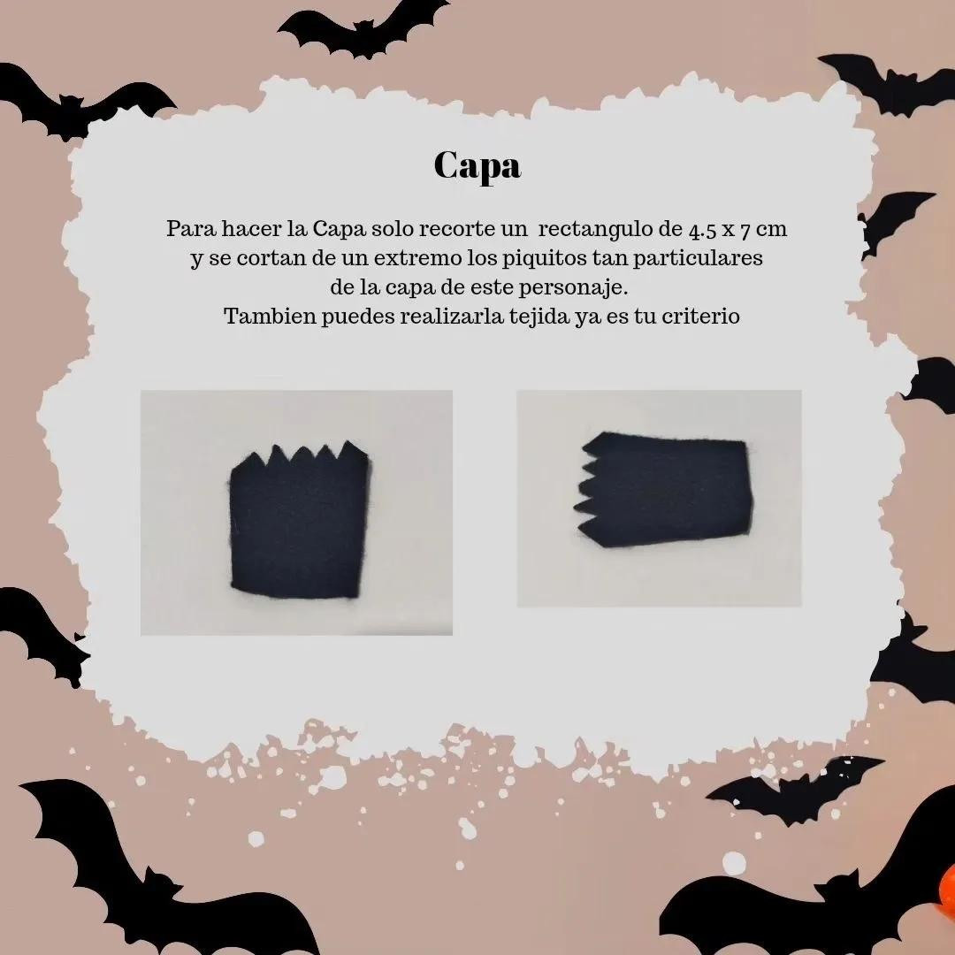 Patrón gratuito Amigurumi Batman: Guía paso a paso para cabeza y cuerpo