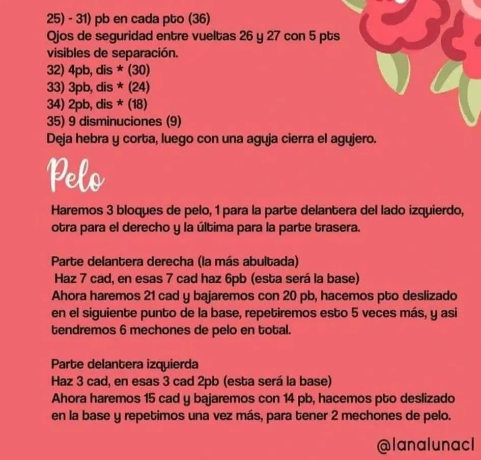 Patrón Gratuito Amigurumi Britney Spears