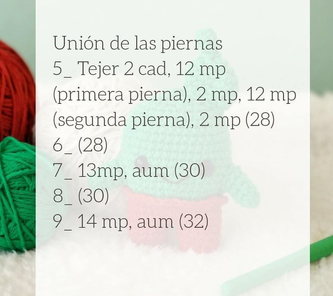 Patrón gratuito amigurumi cactus verde y rojo