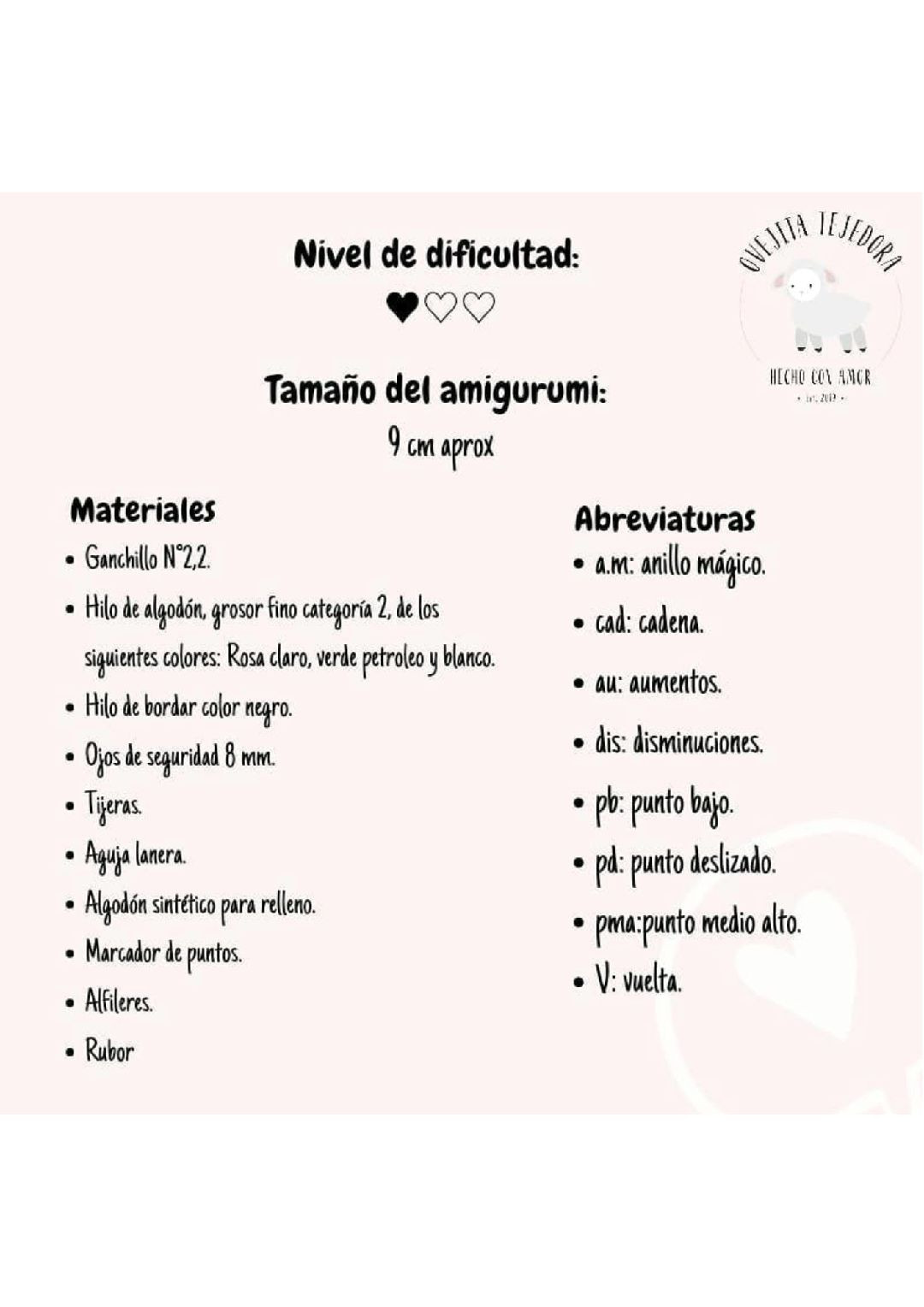 Patrón Gratuito Amigurumi Elefante Algodón de Azúcar