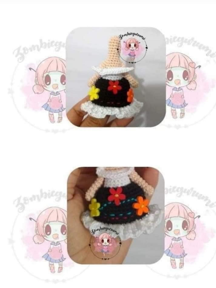 Patron Gratuito Amigurumi Mini Frida Kahlo - Tutorial Crochet