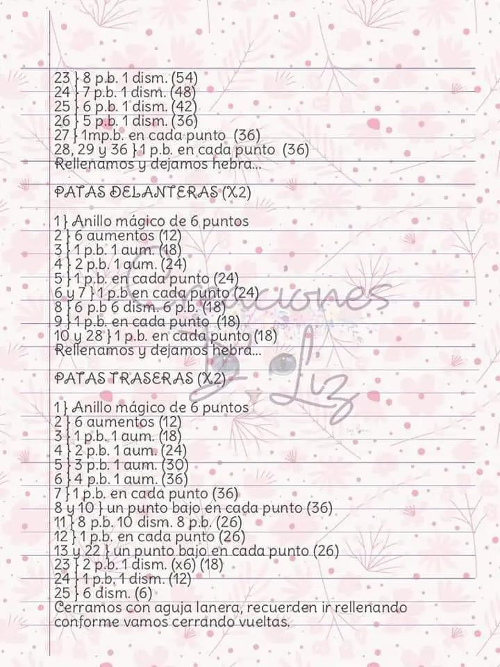 Patrón Gratuito Amigurumi Perrito Schnauzer con Instrucciones Completas y Lista de Materiales