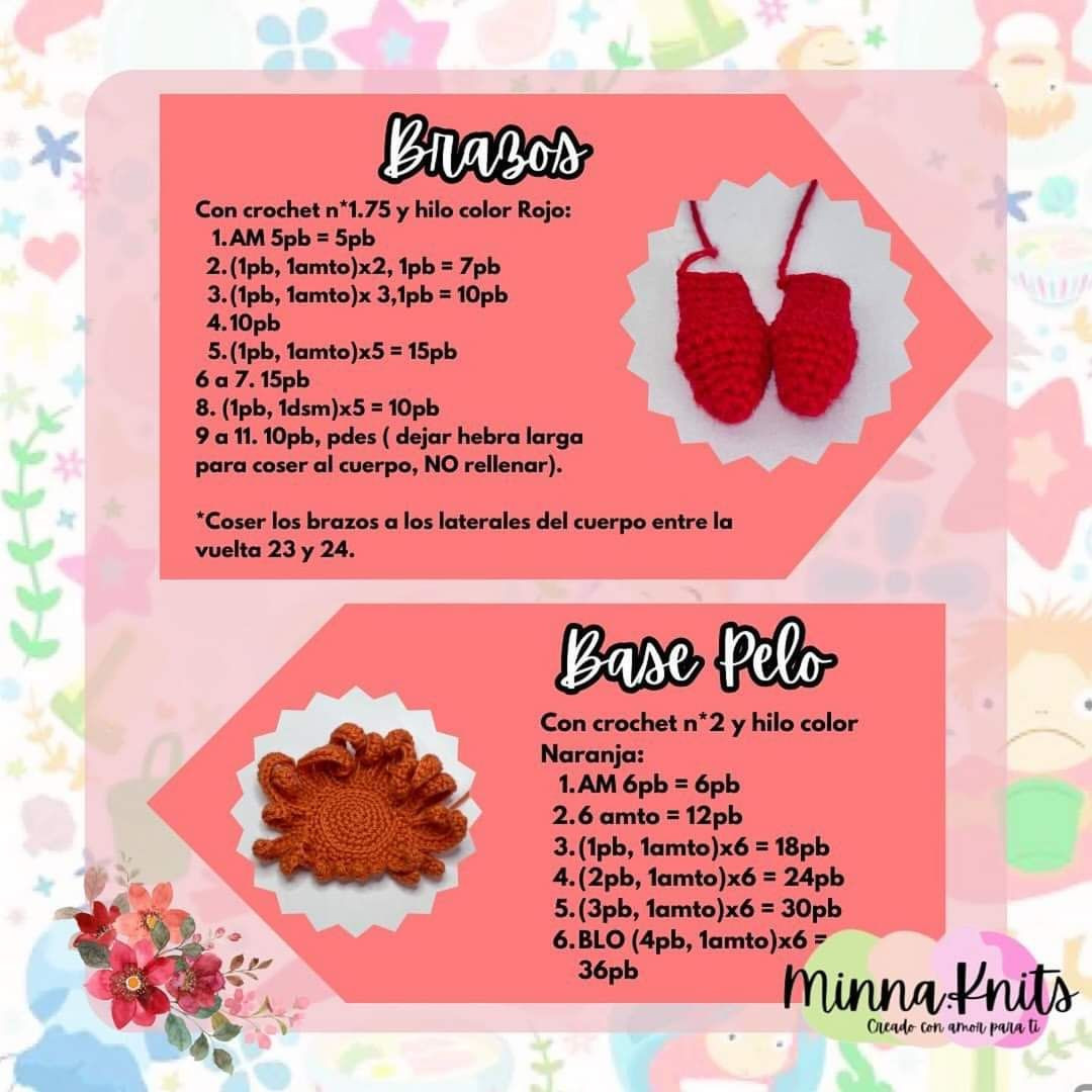 Patrón Gratuito Amigurumi Ponyo el secreto de la sirenita