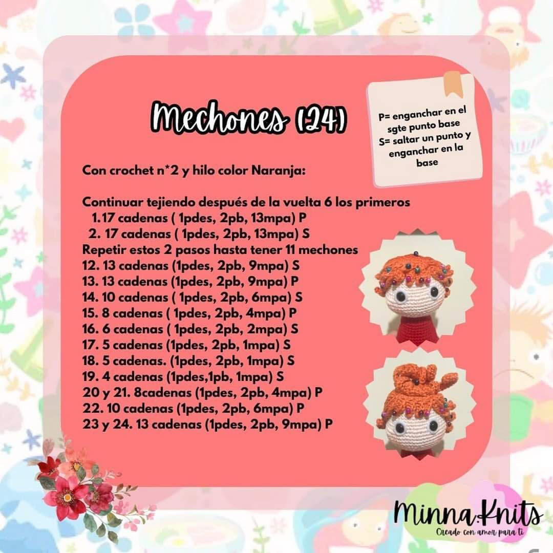 Patrón Gratuito Amigurumi Ponyo el secreto de la sirenita