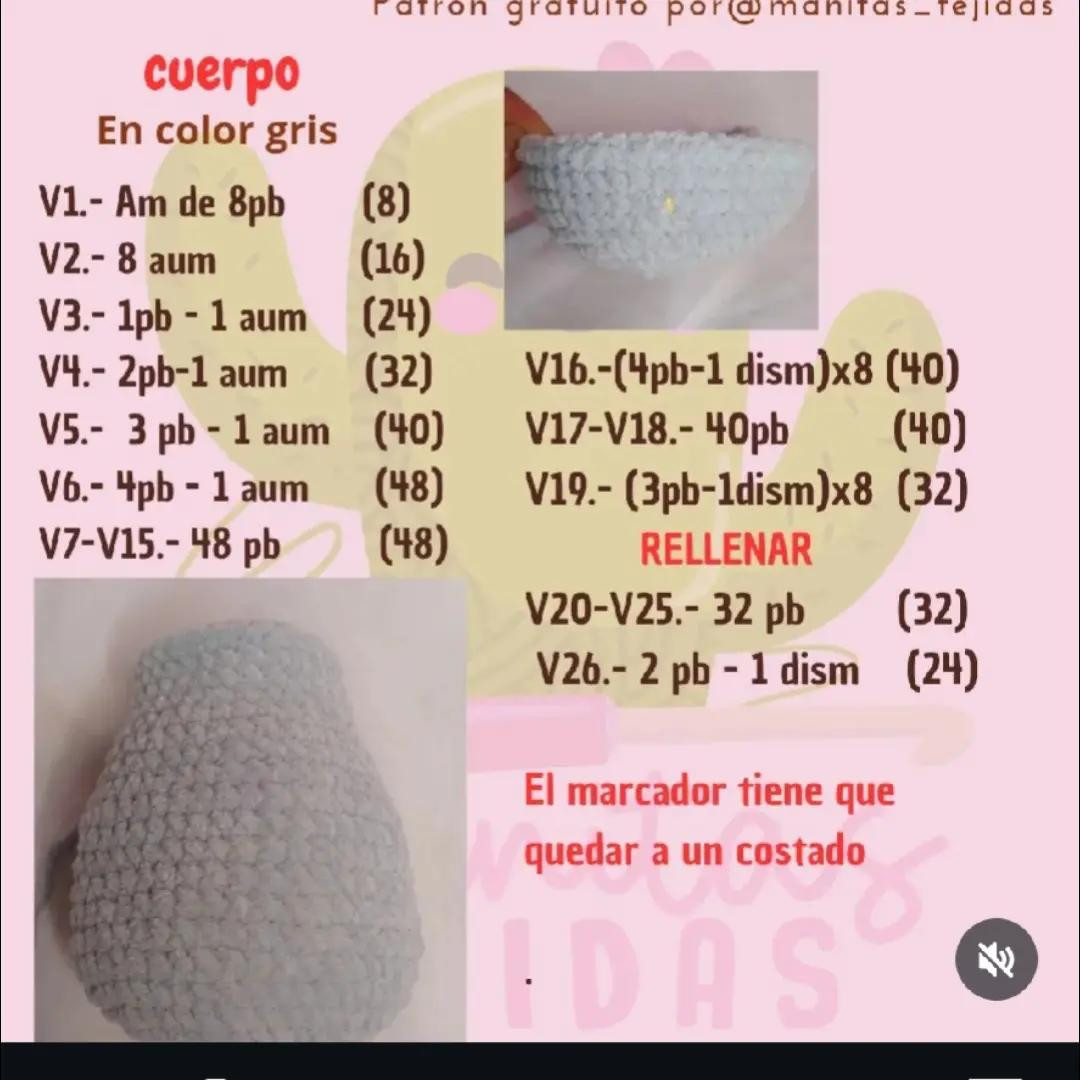 Patrón Gratuito Amigurumi Pusheen Cat: Tutorial Paso a Paso