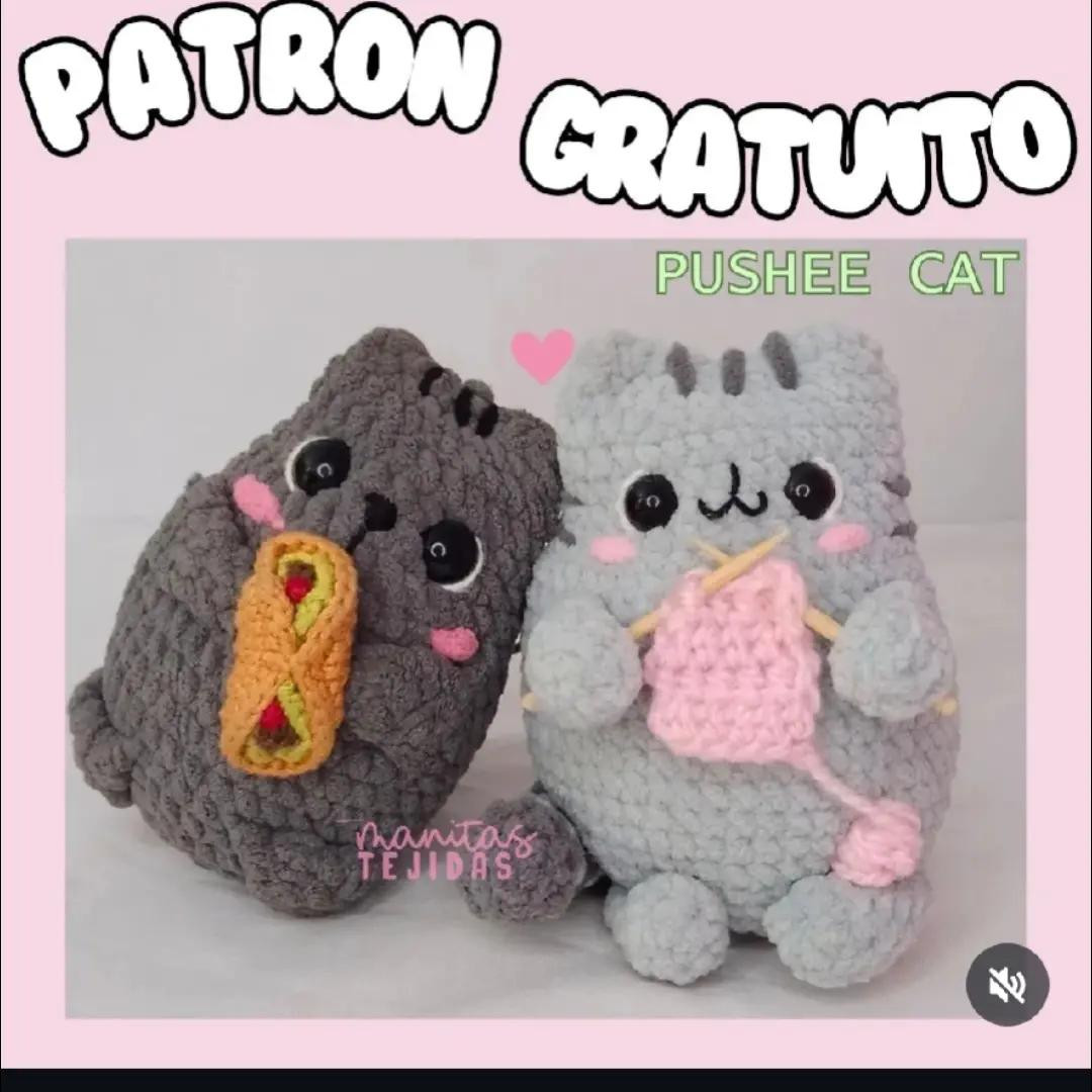 Patrón Gratuito Amigurumi Pusheen Cat: Tutorial Paso a Paso