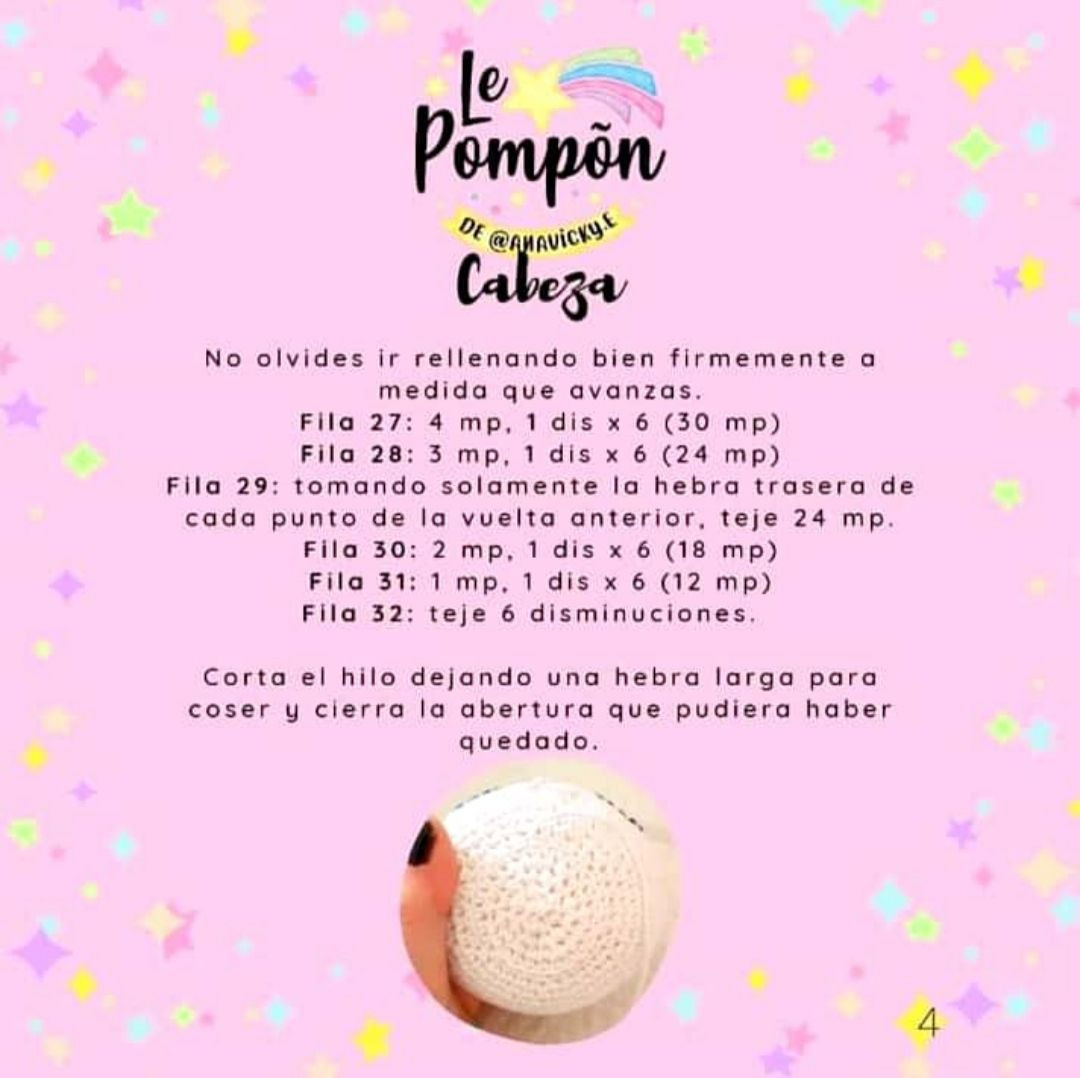 Patrón Gratuito Amigurumi Sakura Conejito - Tutorial Crochet