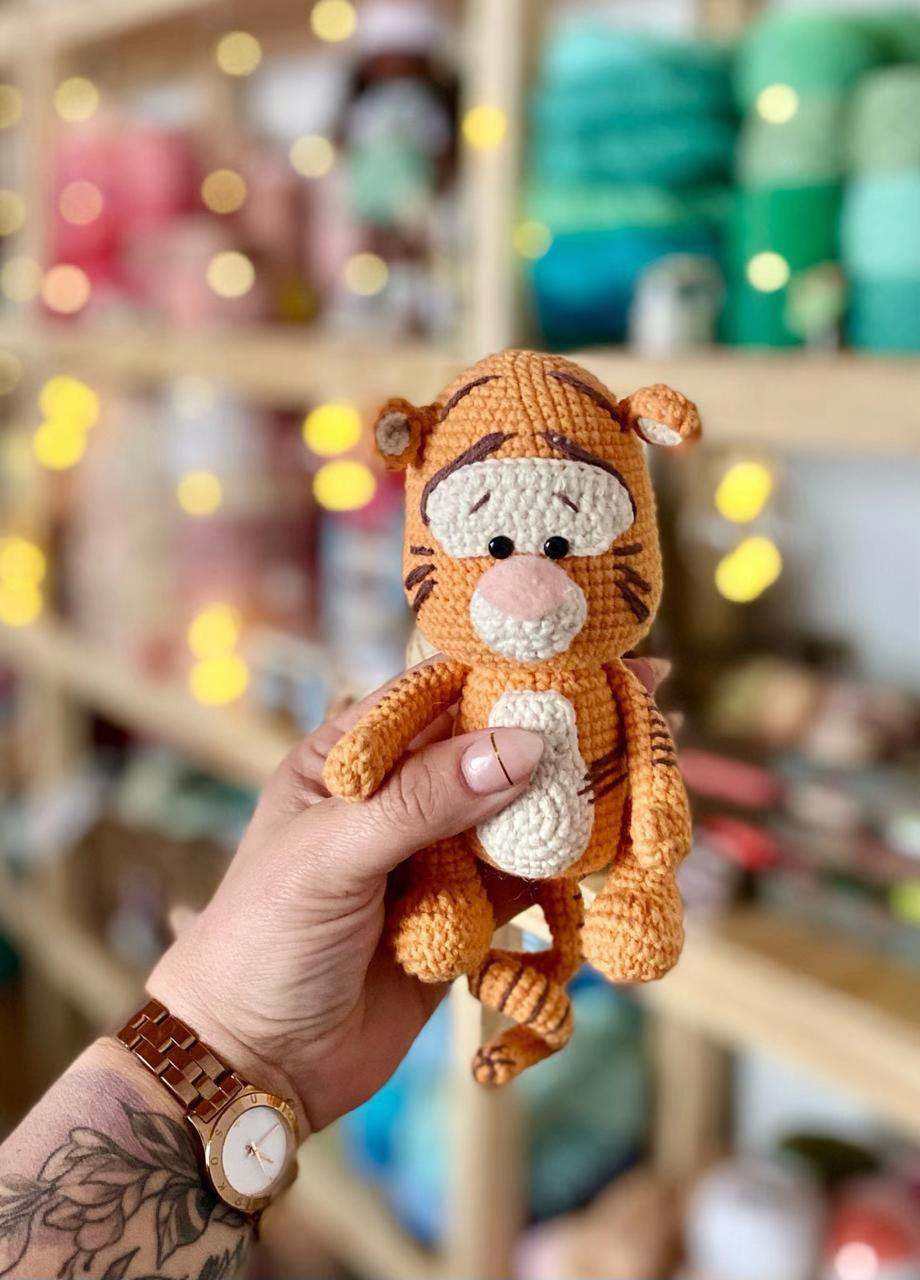 Patrón Gratuito Amigurumi Tigger de Winnie the Pooh