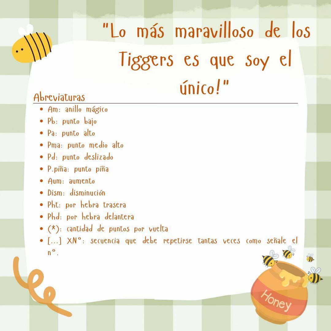 Patrón Gratuito Amigurumi Tigger de Winnie the Pooh