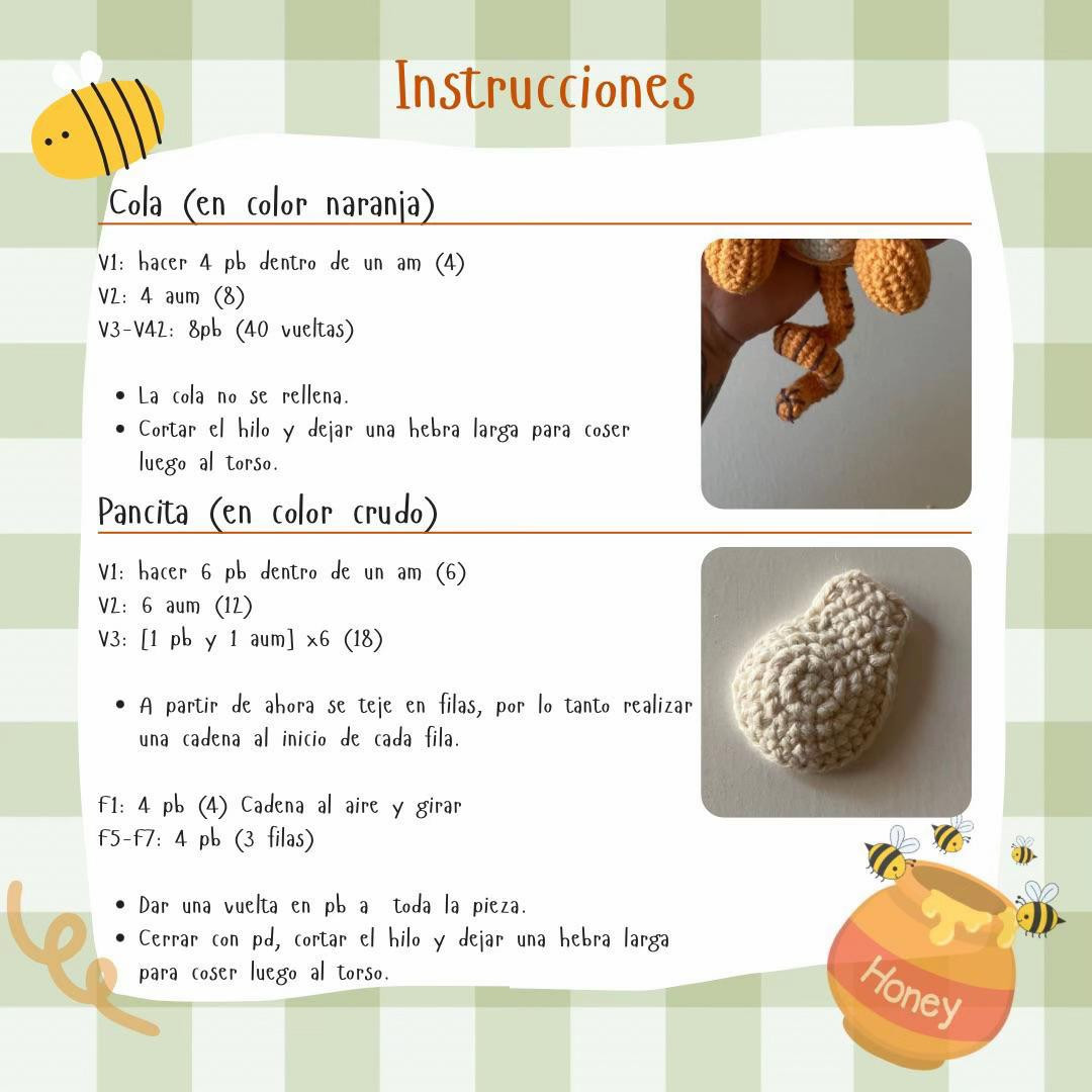 Patrón Gratuito Amigurumi Tigger de Winnie the Pooh