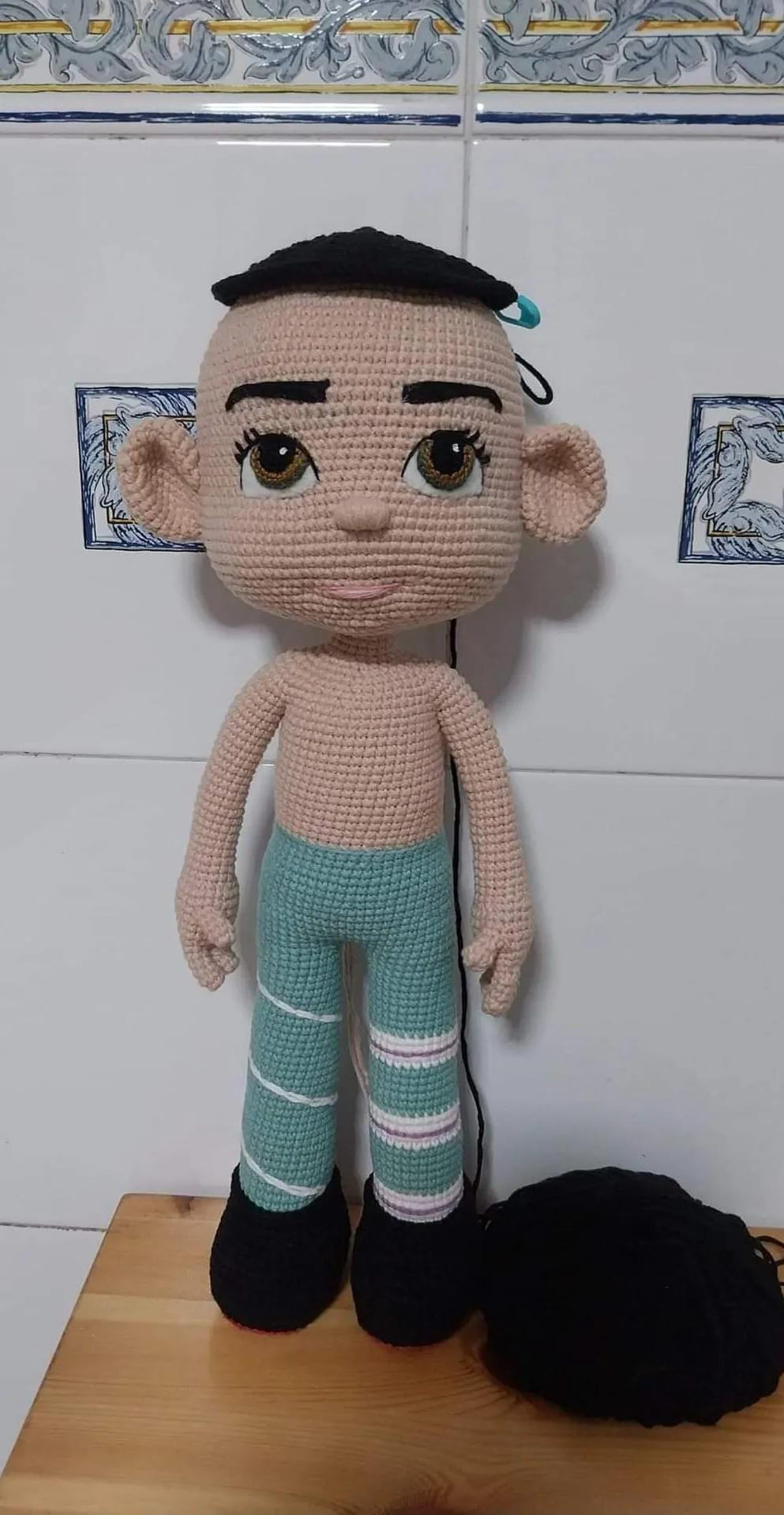 Patrón Gratuito Amigurumi Vanellope de Wreck-It Ralph