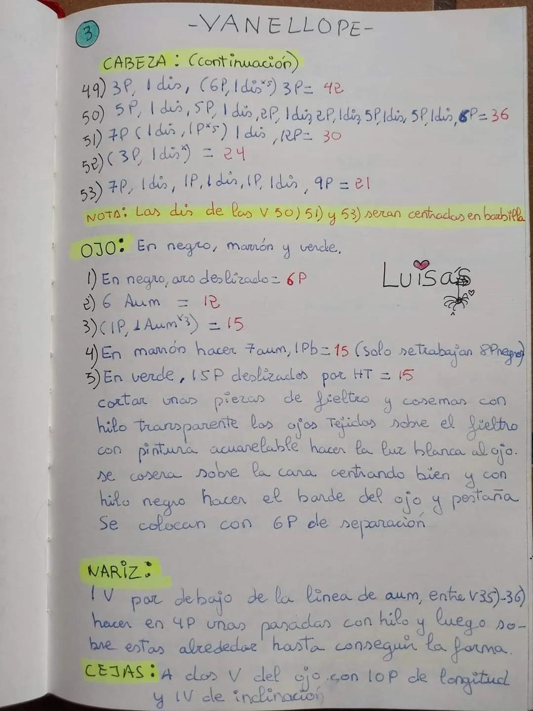 Patrón Gratuito Amigurumi Vanellope de Wreck-It Ralph