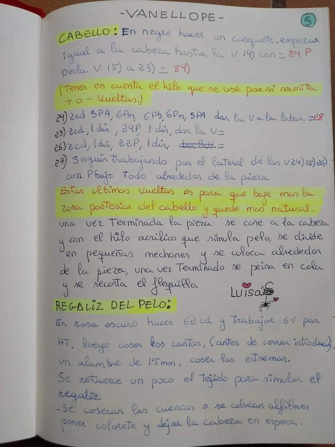 Patrón Gratuito Amigurumi Vanellope de Wreck-It Ralph