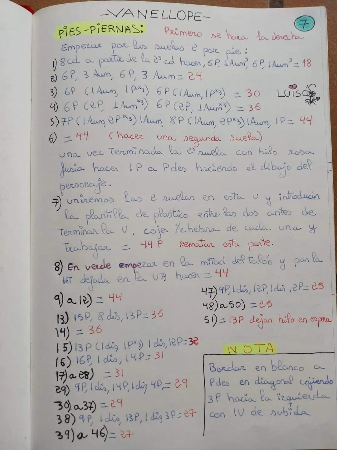 Patrón Gratuito Amigurumi Vanellope de Wreck-It Ralph