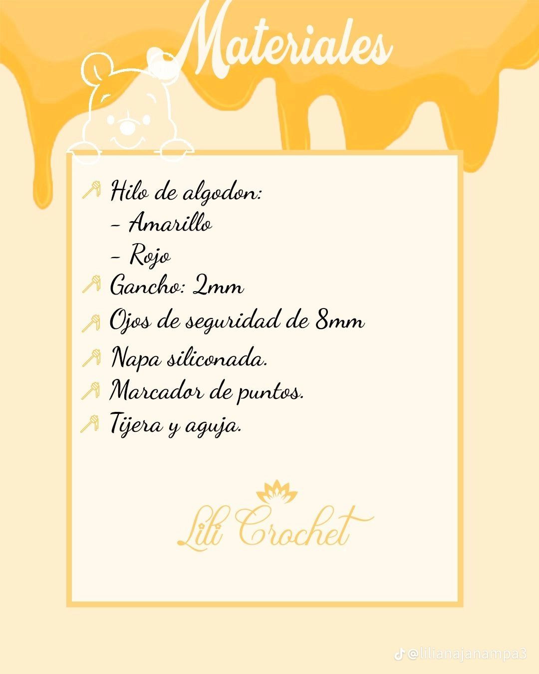 Patrón Gratuito Amigurumi Winnie the Pooh: Gấu bông vàng áo đỏ