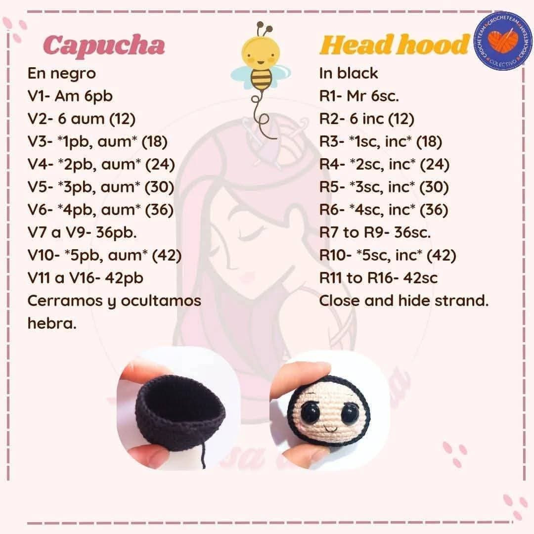 Patrón Gratuito Bichito Abeja Amigurumi Miel