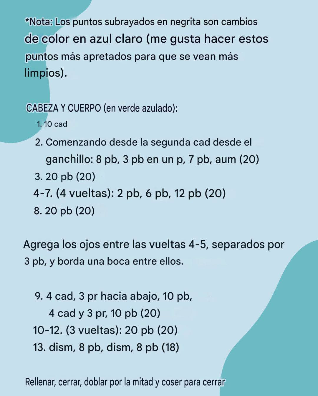 Patrón Gratuito: BMO Hora de Aventura - Amigurumi Mochi Crochet