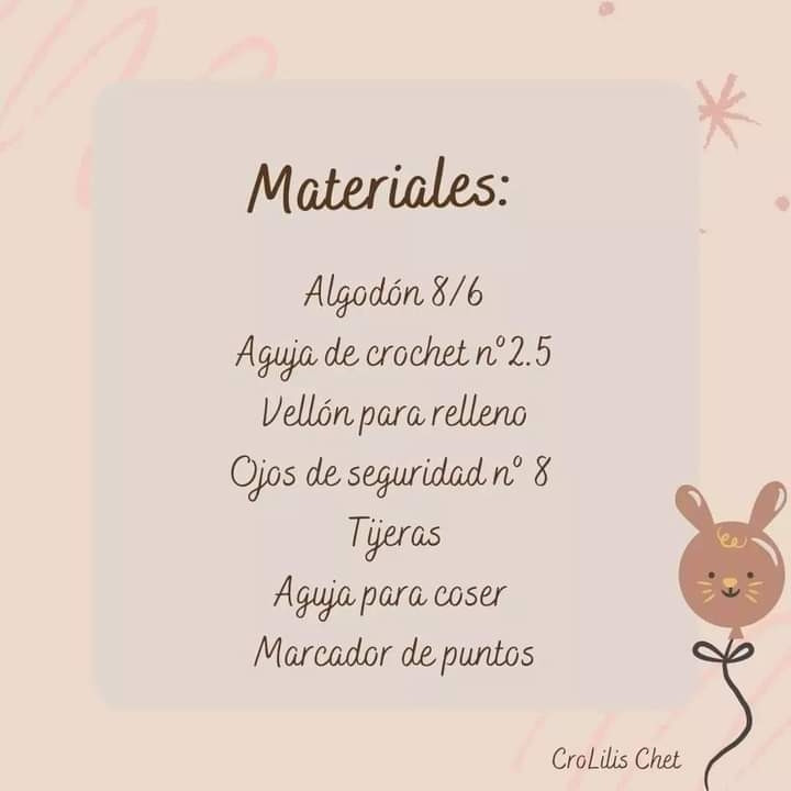 Patrón Gratuito Crochet Conejo Feliz - Tutorial Completo