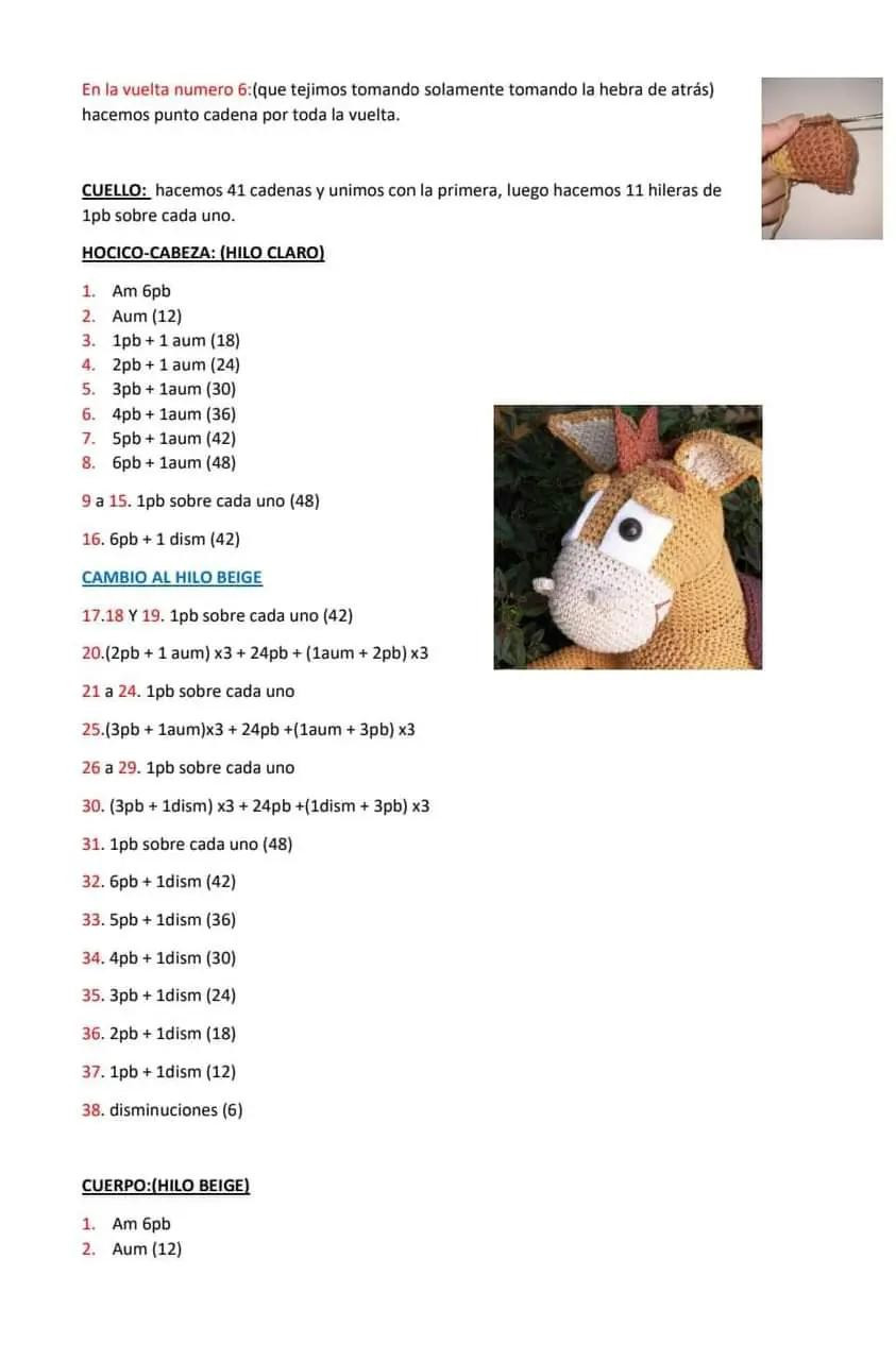 Patrón Gratuito Crochet Tiro al Blanco: Burro Amigurumi de Toy Story con Silla y Estribos