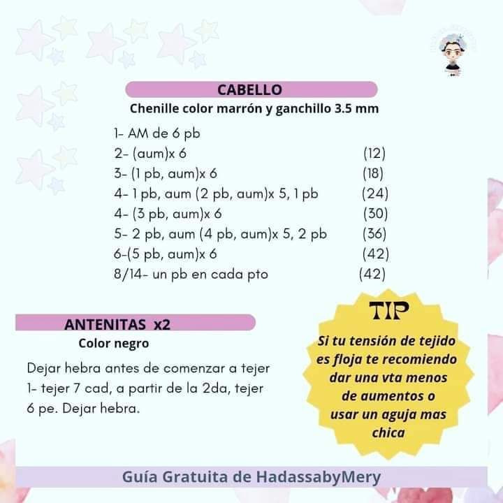 Patrón Gratuito de Amigurumi Abeja Miel - Guía Paso a Paso