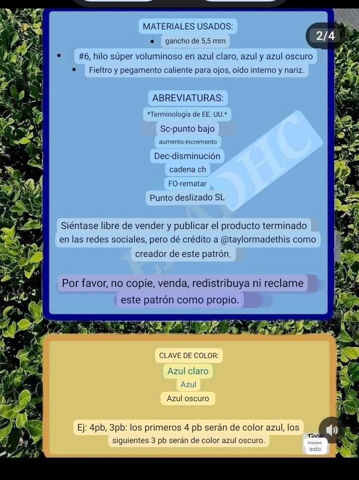 Patrón gratuito de amigurumi Eladig el gato azul