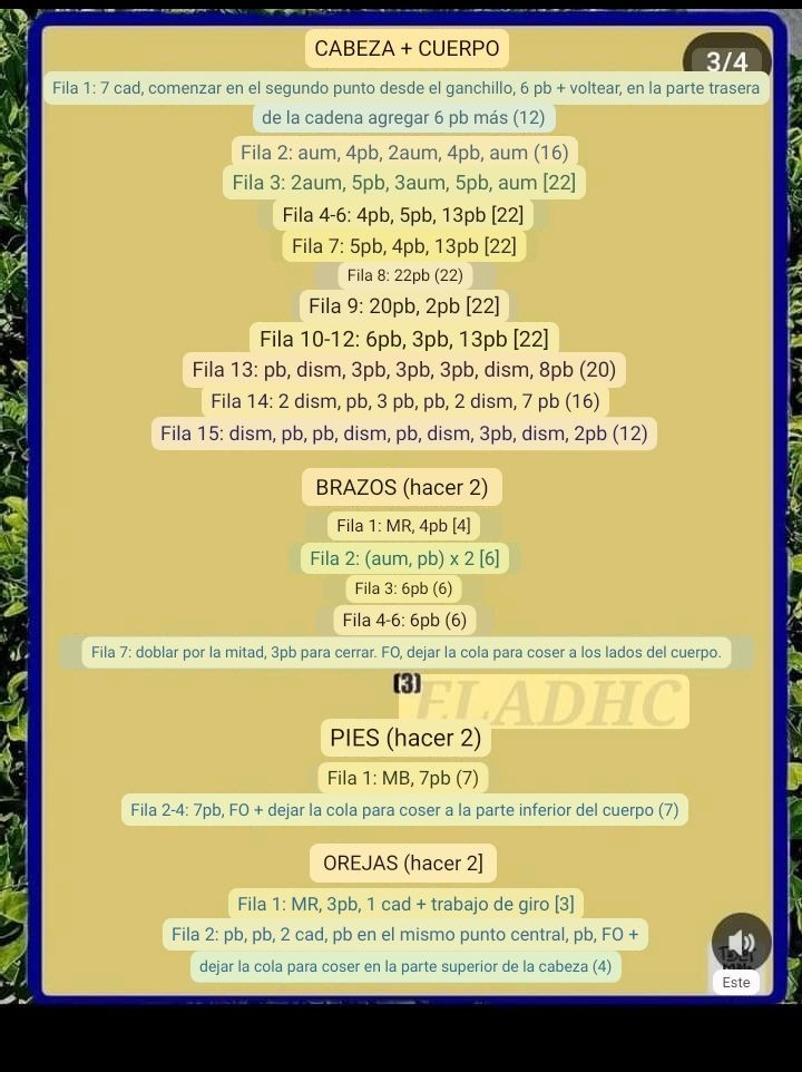 Patrón gratuito de amigurumi Eladig el gato azul