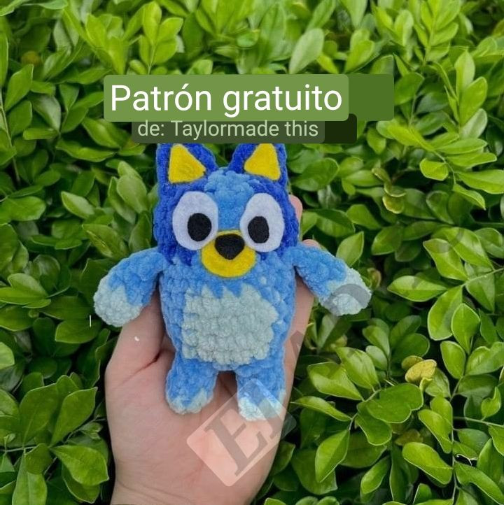 Patrón gratuito de amigurumi Eladig el gato azul