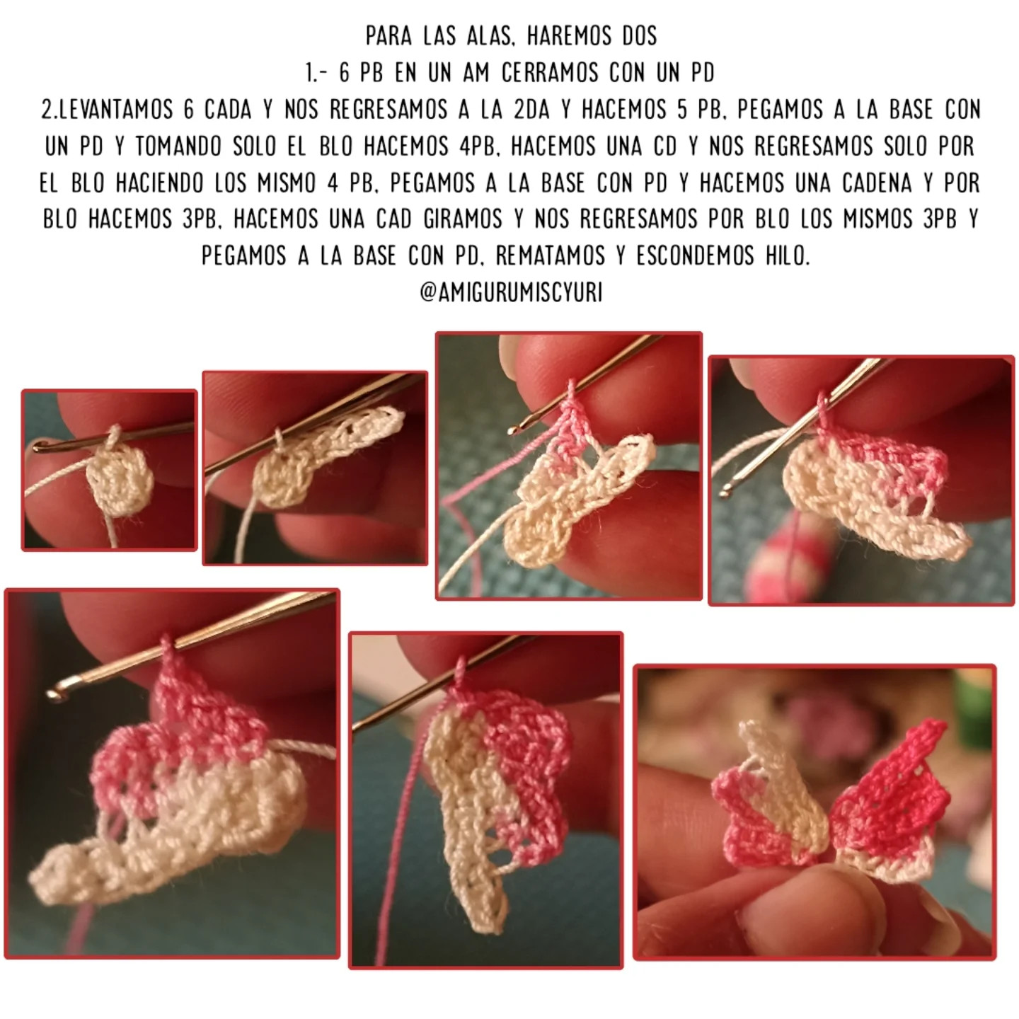 Patrón gratuito de aretes colibrí en amigurumi