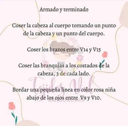 Patrón gratuito de axolote rosa a crochet