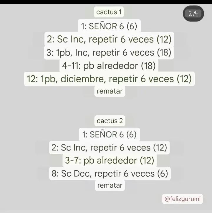Patrón gratuito de cactus amigurumi con maceta y flores