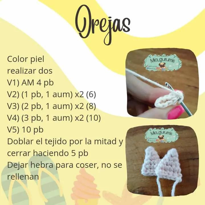 Patrón gratuito de cerdito amigurumi con flotador rosa