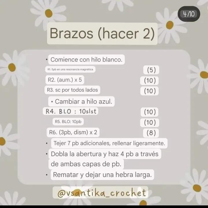 Patrón gratuito de crochet para perro amigurumi blanco y negro con ropa azul