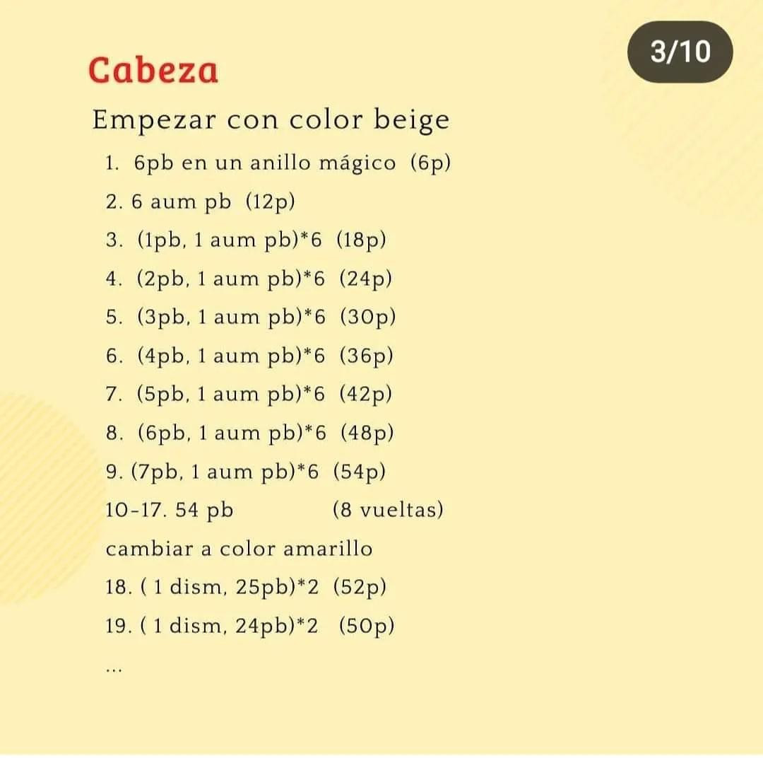 Patrón Gratuito de Jirafa Amigurumi - Tutorial Tejer Crochet