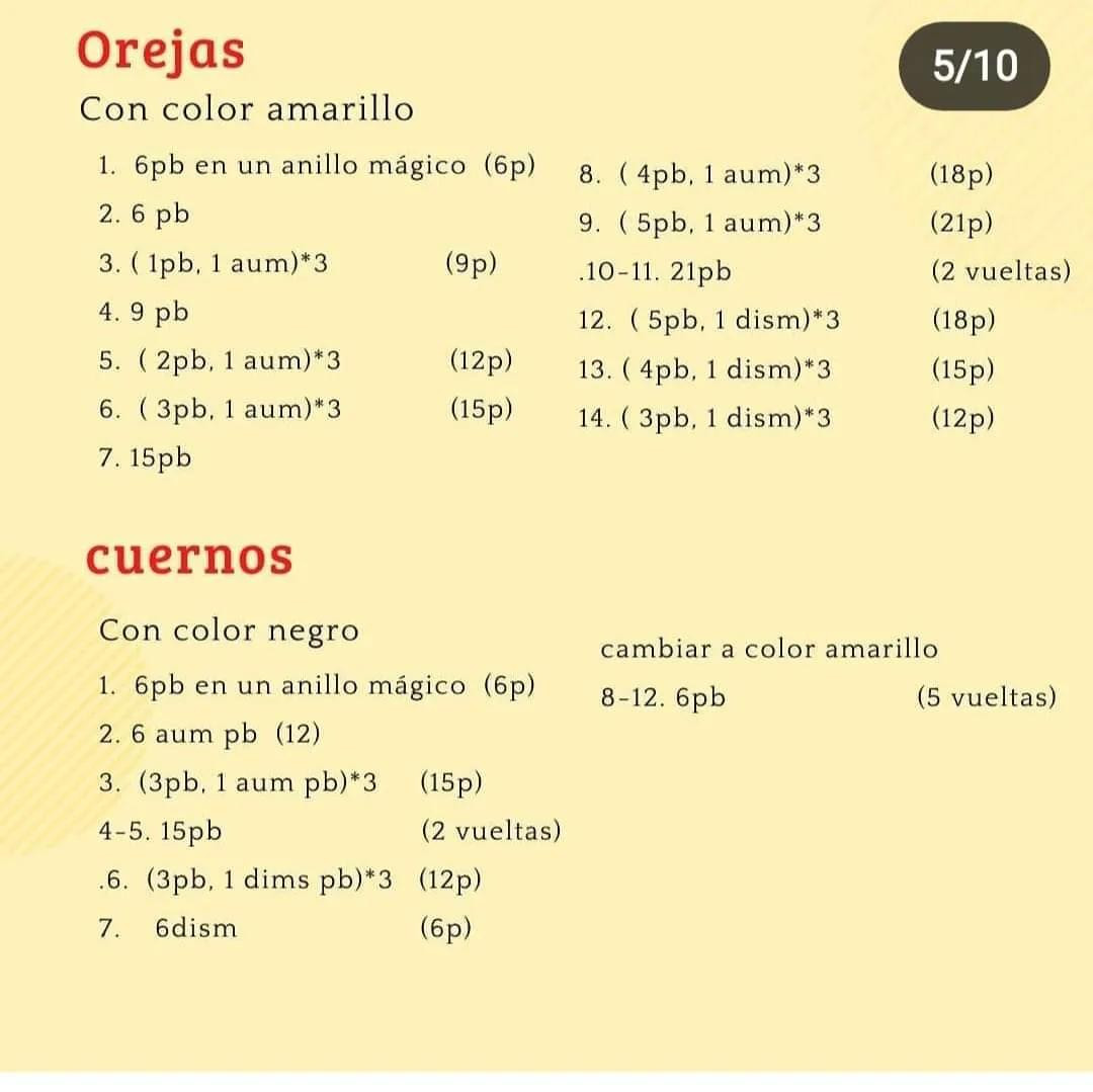 Patrón Gratuito de Jirafa Amigurumi - Tutorial Tejer Crochet