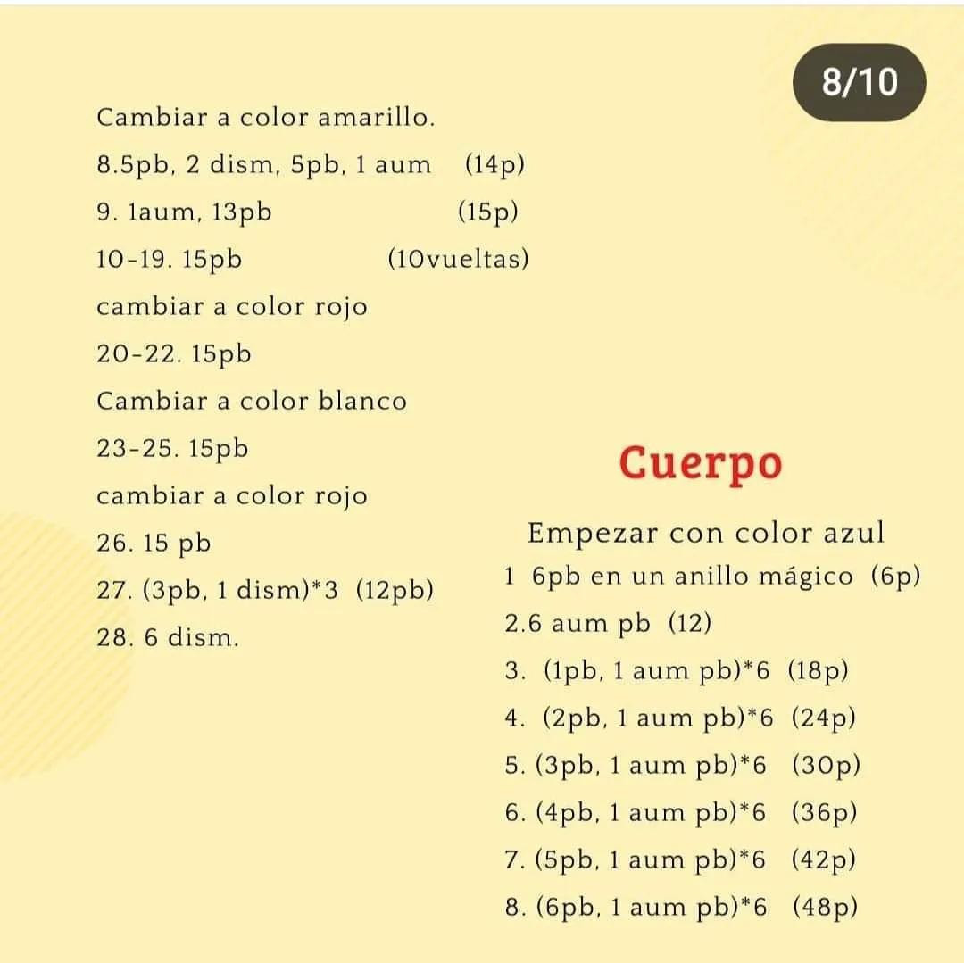 Patrón Gratuito de Jirafa Amigurumi - Tutorial Tejer Crochet