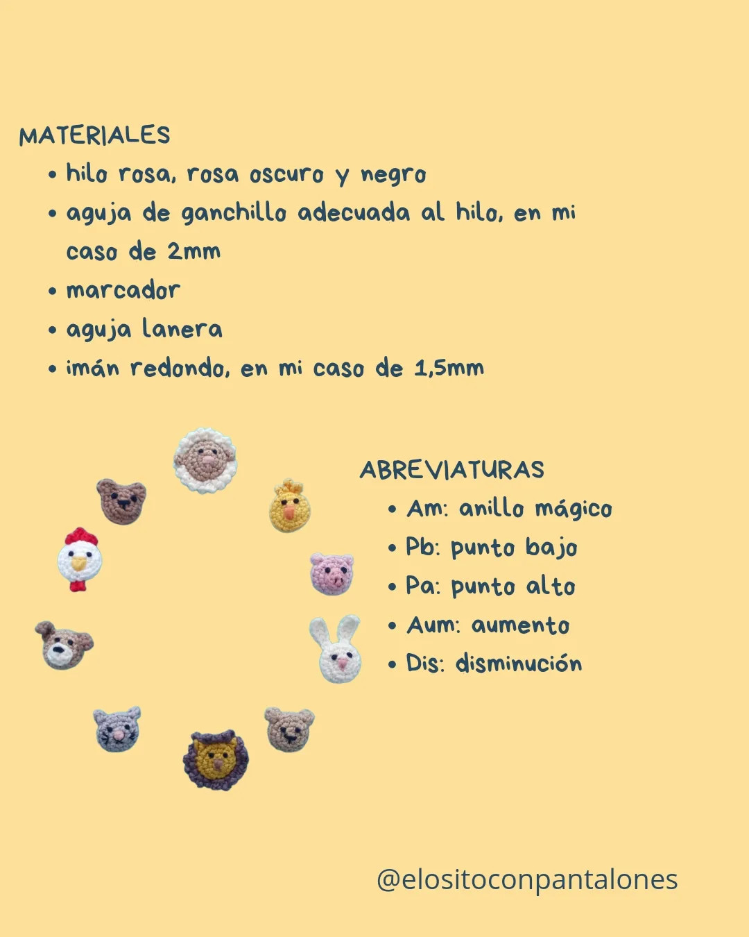 Patrón Gratuito de Mágan Cerdito Rosa: Tutorial Paso a Paso para Imán de Cerdo Amigurumi