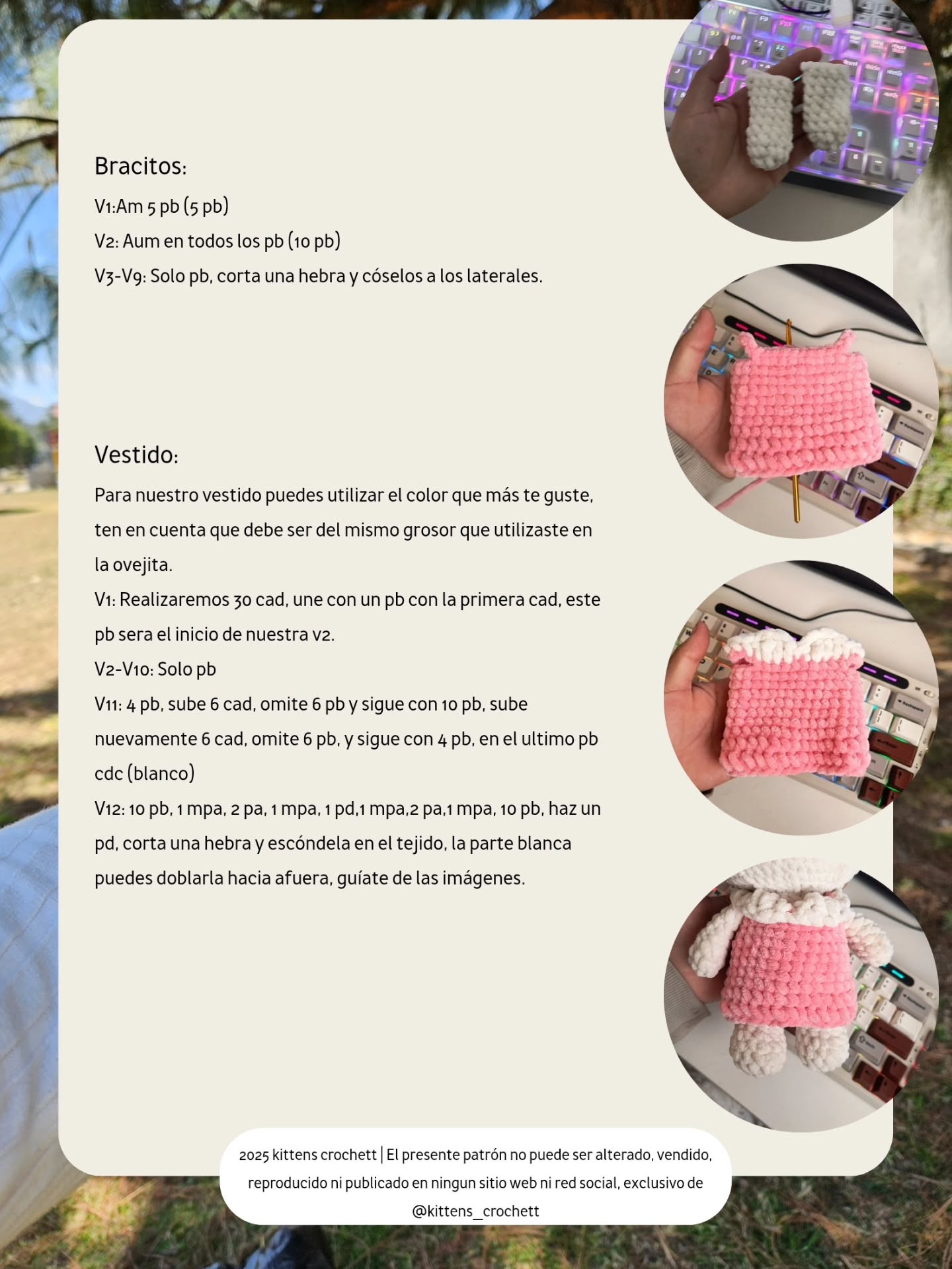 Patrón Gratuito de Ovejita Amigurumi Mocha