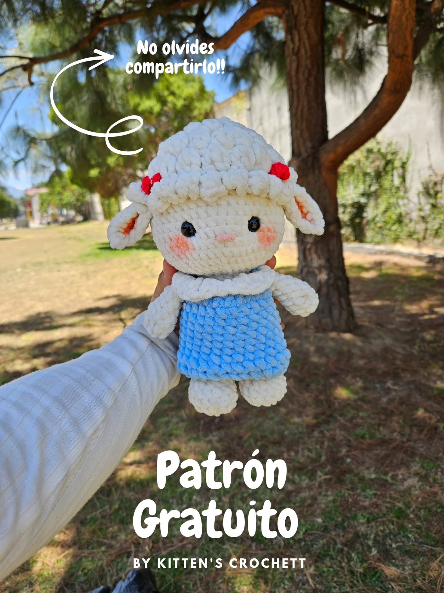 Patrón Gratuito de Ovejita Amigurumi Mocha