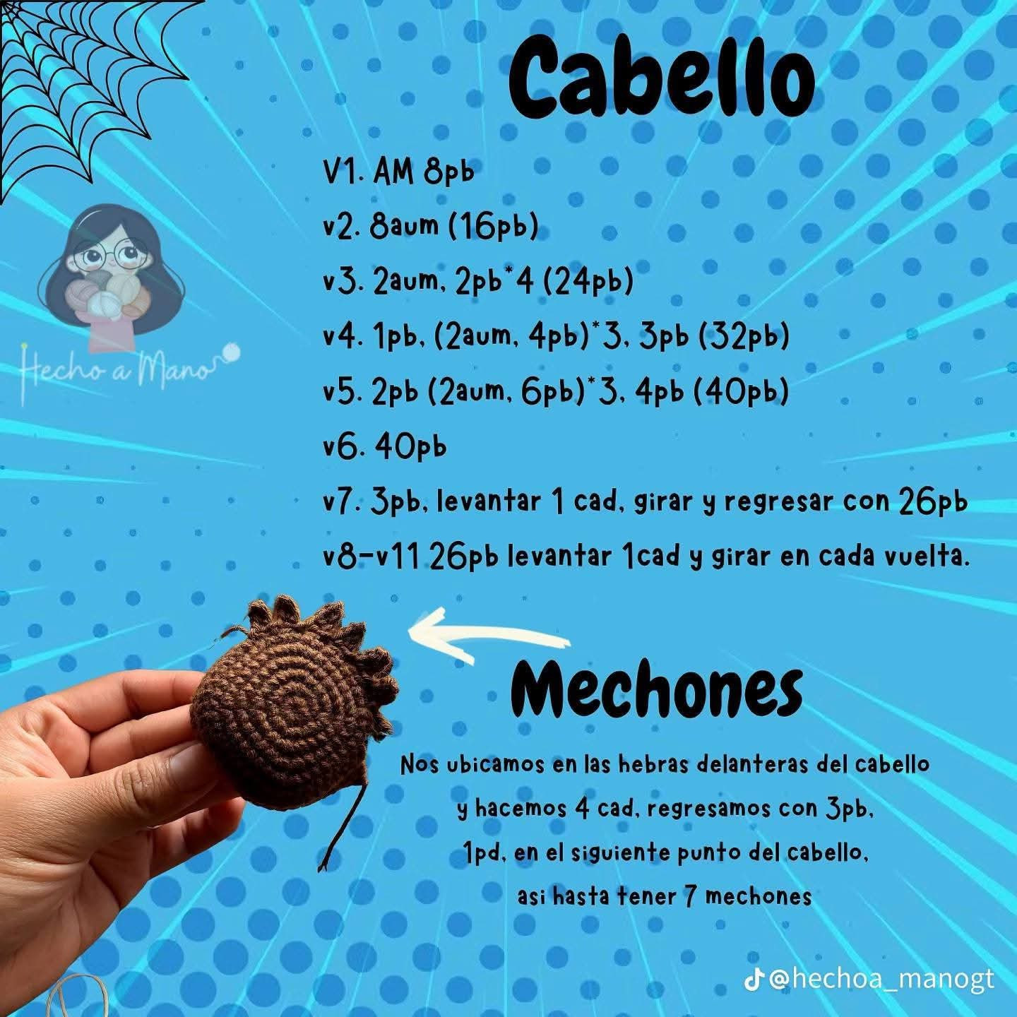 Patrón Gratuito de Spiderman Amigurumi