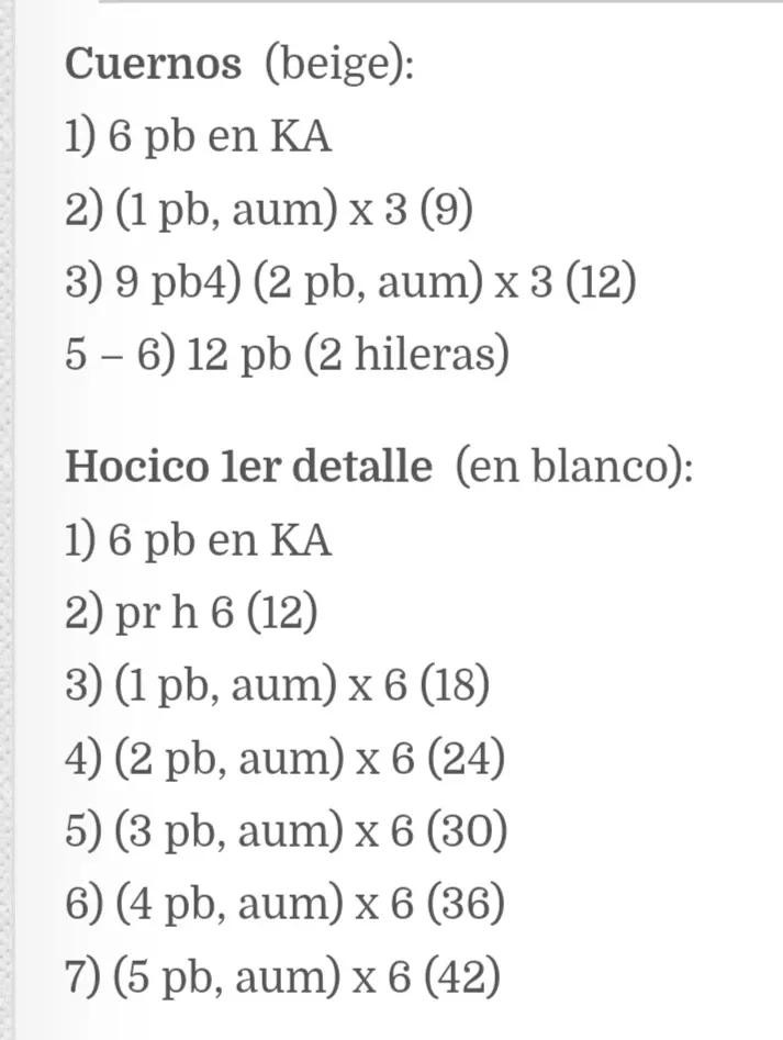 Patrón gratuito de vaca amigurumi crochet: guía paso a paso para cabeza y orejas con hilo YarnArt