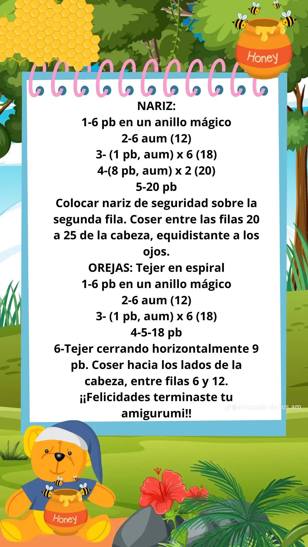 Patrón gratuito de Winnie the Pooh: Gato amarillo con camisa roja