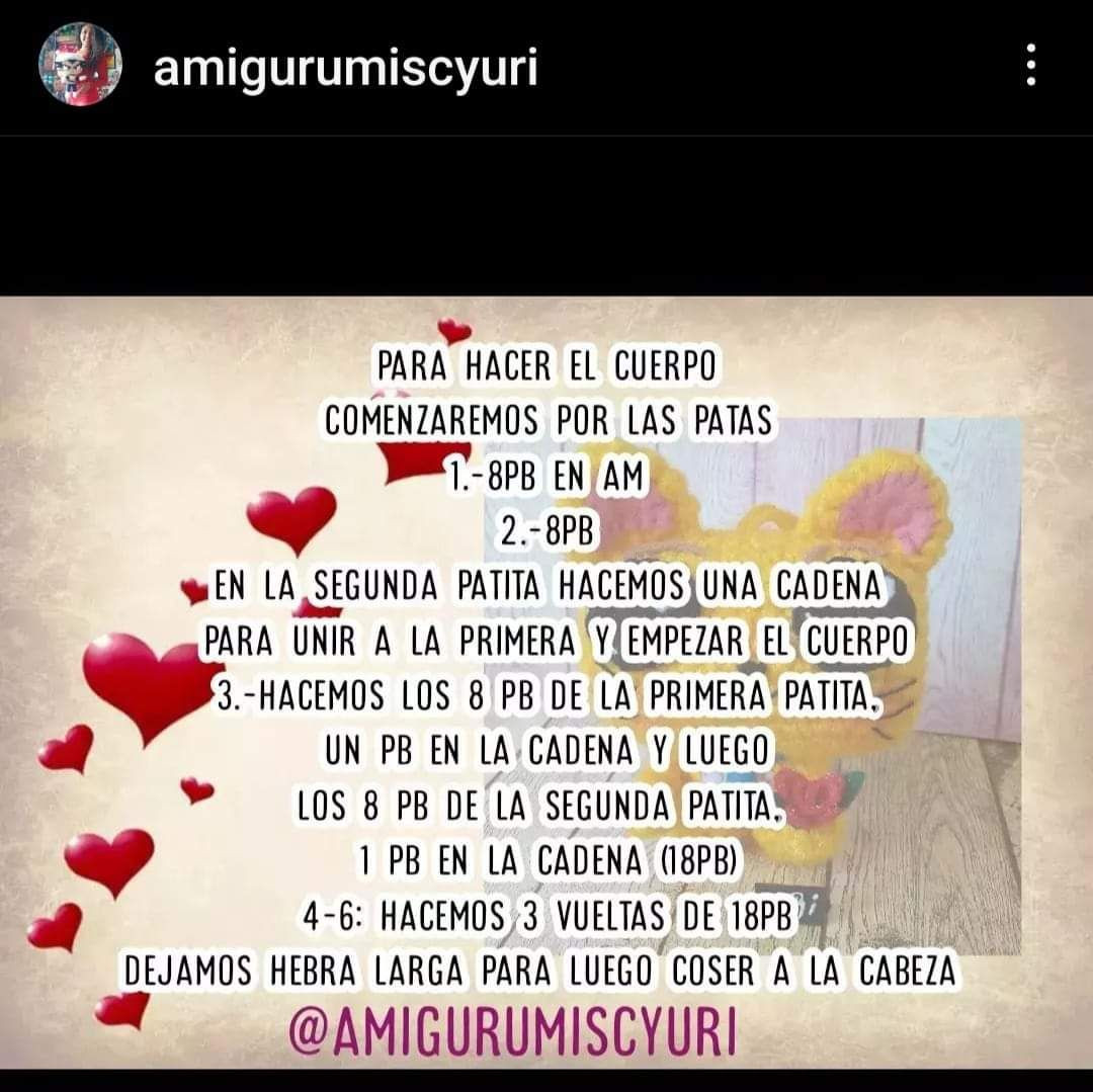 Patrón gratuito gatito amigurumi amarillo con ojos grandes